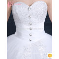 Slim Fit Perlen Spitze appliques off-Schulter billig Ballkleid Alibaba Online-Hochzeitskleid